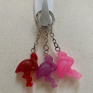 Red Flamingo Keychain (Single Item)